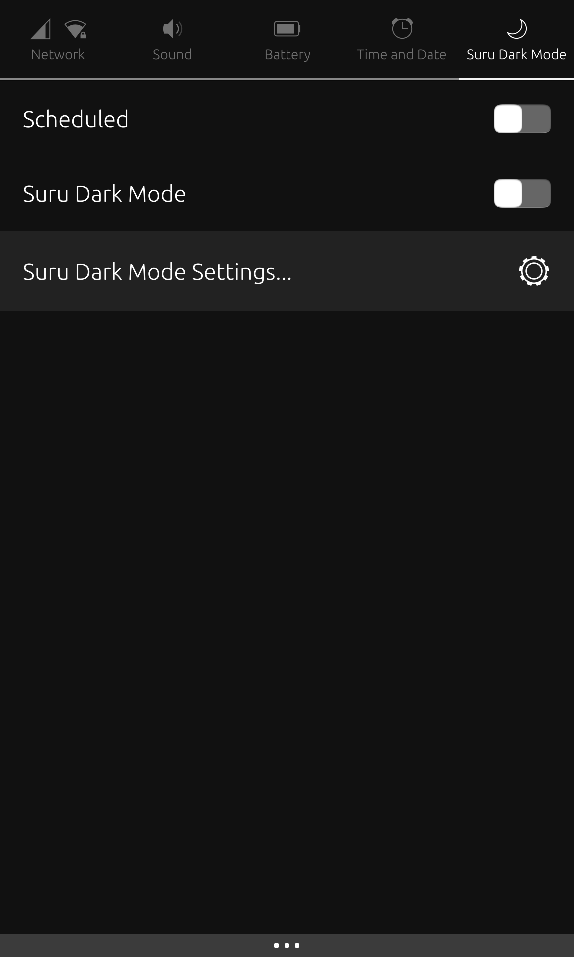 SuruDark Mode Indicator